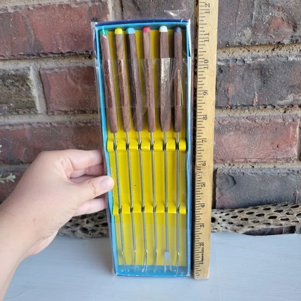 Vintage Fondue Forks Set